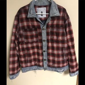 Men’s flannel/jean jacket